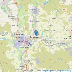 Brooke Steel Estates - Rossendale listings heatmap