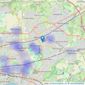 Brookings - Romford listings heatmap