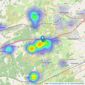 Brown & Co Properties Ltd - Whitburn listings heatmap