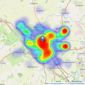 Brown & Merry - Aylesbury listings heatmap