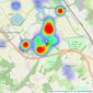 Brown & Merry - Tring listings heatmap