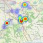 Brown & Merry - Wendover listings heatmap