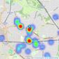 Browne Estates - Bromley listings heatmap