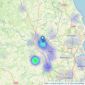 Brunton Residential - Morpeth listings heatmap