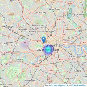 Bruton Property - London listings heatmap