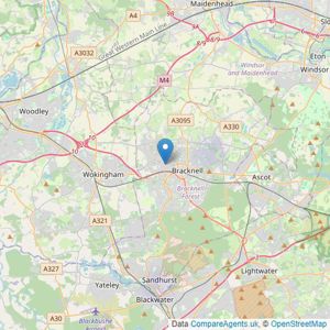 Bruton Solutions - Bracknell listings heatmap