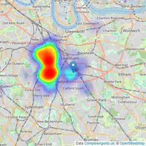 Bryan & Keegan - London listings heatmap