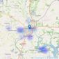 Bryce & Co - Covering Haverfordwest listings heatmap