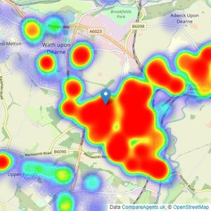 Bsmart Homes - Swinton listings heatmap