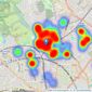 Buchanan Rae Wilson - Dartmouth Park listings heatmap