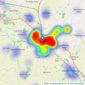 Bucks Property Agents - Stowmarket listings heatmap