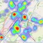 Burchell Edwards - Burton-upon-Trent listings heatmap