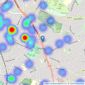 Burchell Edwards - Shirley listings heatmap