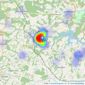 Burnetts - Wadhurst listings heatmap