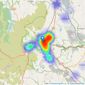 Bury & Hilton - Buxton listings heatmap