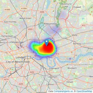 Butler & Stag - London listings heatmap