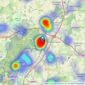 Butler & Stag - Theydon Bois listings heatmap