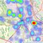 Butters John Bee - Newcastle Under Lyme listings heatmap