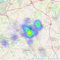 Butters John Bee - Northwich listings heatmap