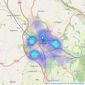 Butters John Bee - Stafford listings heatmap