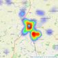 Bychoice - Sudbury listings heatmap