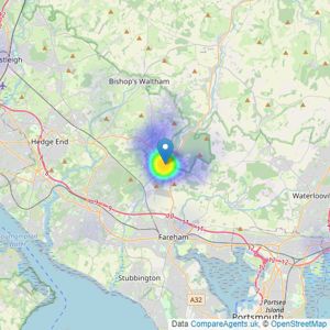 Byrne Runciman - Wickham listings heatmap