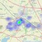 Cadman Homes - Rugby listings heatmap