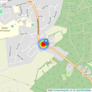 Cala Homes listings heatmap