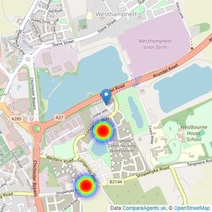 Cala Homes listings heatmap