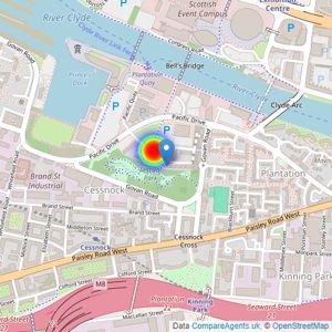 Cala Homes listings heatmap