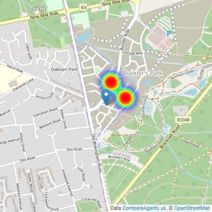 Cala Homes listings heatmap