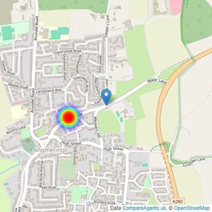 Cala Homes listings heatmap