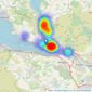 Caledonia Bureau - Dumbarton listings heatmap