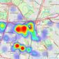 Callaghans - Gatley listings heatmap