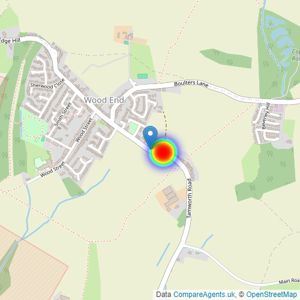 Cameron Homes Ltd listings heatmap