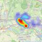 Cameron King - Cippenham listings heatmap