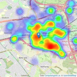 Cameron Mackenzie - Huyton listings heatmap