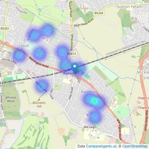 Cameron Mackenzie - Rainhill listings heatmap