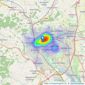 Cardens Residential - Exeter listings heatmap