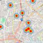 Carlton Estate Agents - London listings heatmap