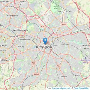 Carter Jonas LLP - Midlands Rural listings heatmap