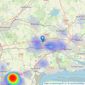 Carter Remy - Basildon listings heatmap