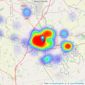 Carver Residential - Darlington listings heatmap