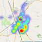 Carver Residential - Northallerton listings heatmap