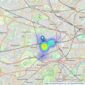 Castle Hill Properties - Ealing listings heatmap