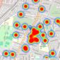 Castles Estate Agents - Edmonton - Sales listings heatmap