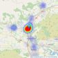 Cathedral City Estates - Dunblane listings heatmap