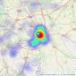 Cavendish Estate Agents - Chester listings heatmap