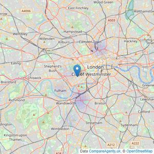 CB Williams Property - London listings heatmap