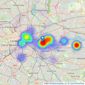 CBRE Residential - Docklands listings heatmap